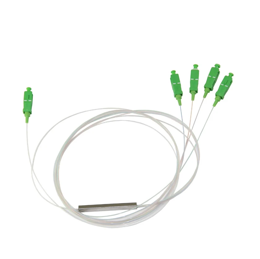 PLC-splitter met connector